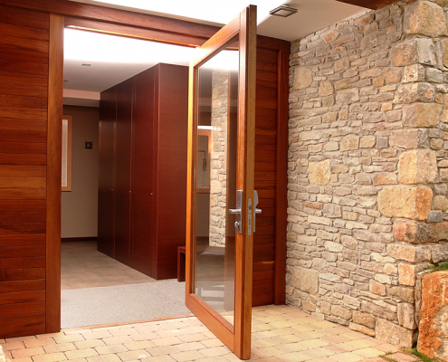 Proyecto Mas Albereda, puerta Travessa