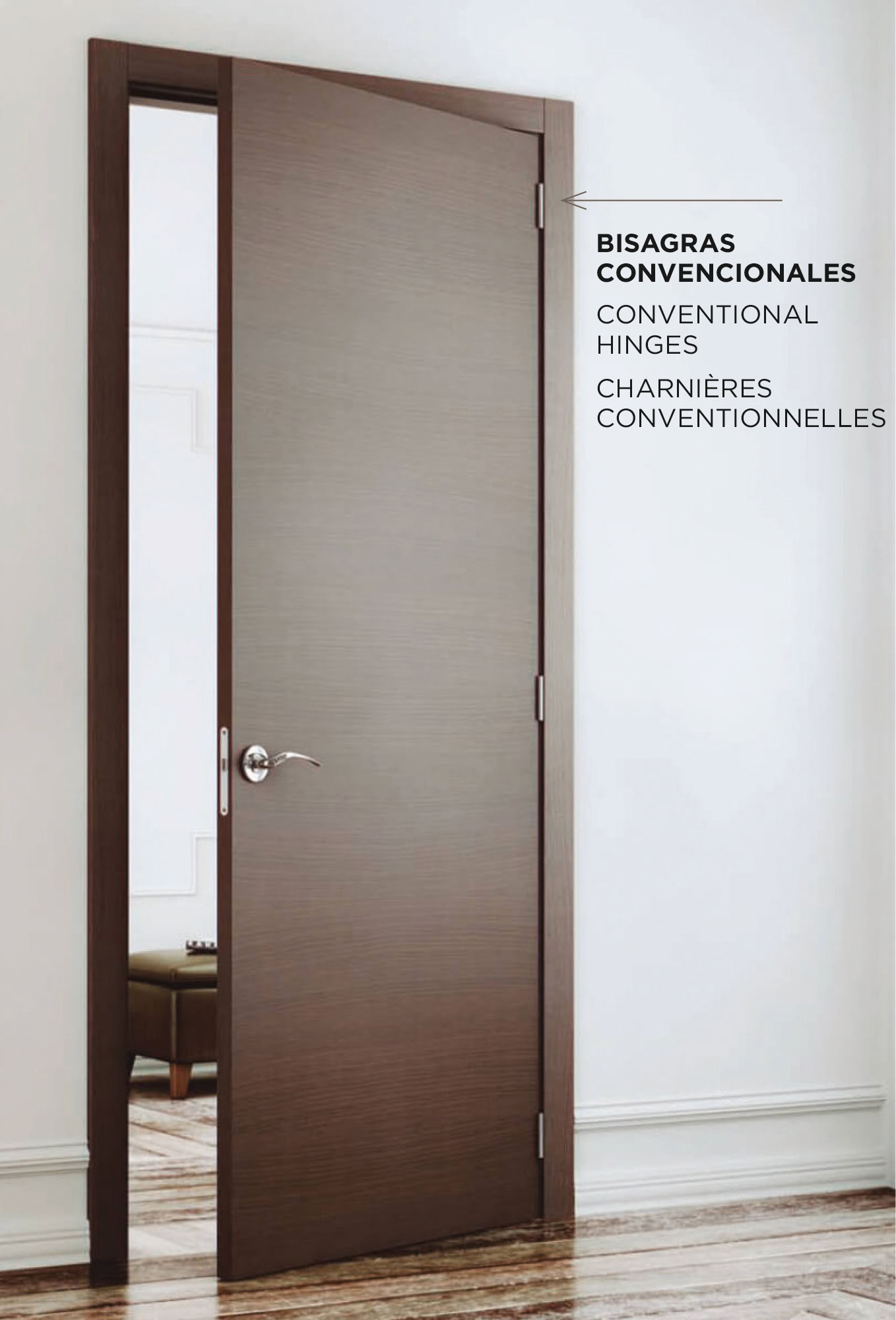 Puertas con bisagras ocultas, más elegantes y más seguras - Carré Furniture